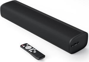 TV Sound Bar, Sound Bars for Smart TV Bluetooth 5.0 Soundbar 50W 17Inch Small Soundbars with HDMI-ARC/Optical/AUX Connection, TV Soundbar Surround Sound Bars for Home Theater Audio