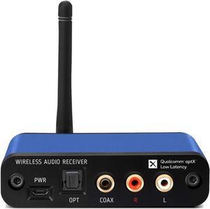 Hi-Fi Bluetooth Audio Receiver aptX Classic aptX Low Latency Built-in Burr Brown DAC for Streaming with Analog and Digital Outputs