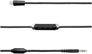 Speakeasy DAC/AMP 3-Button Lightning Cable - Black, One Size