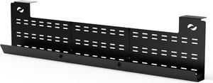 Under Desk Cable Management Tray and Computer Cord Raceway, Under Desk Cord Organizer, Standing Desk Cable Management, Cable Rack Under Desk, Medium