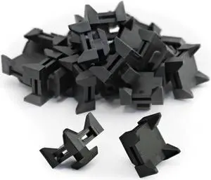 10 and 25 Series Nylon Cable Zip Tie Mounting Block 80/20 Cable Tie Mount for Wire Management (25 Pack)
