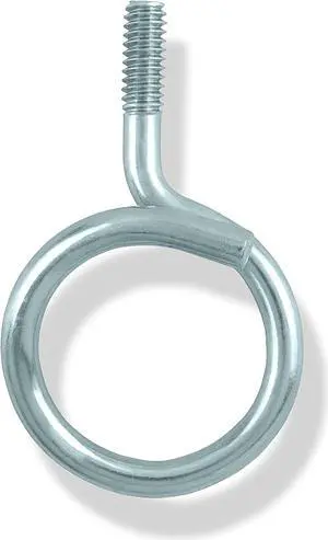 Cable & Wire Support Heavy Duty 1 1/4 Inch Diameter  ¼-20 Machine Threaded Bridle Rings, Cable Ring Hangers for Low Voltage Cable Management