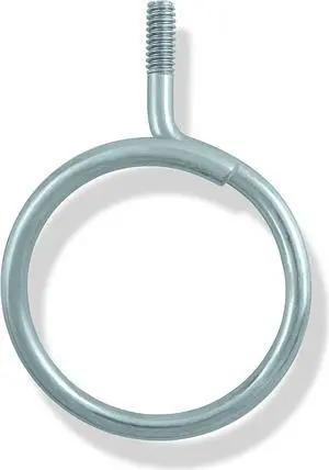 Cable & Wire Support Heavy Duty 2 Inch Diameter - 1/4 In - 20 Machine Threaded Bridle Rings, Cable Ring Hangers for Low Voltage Cable Management