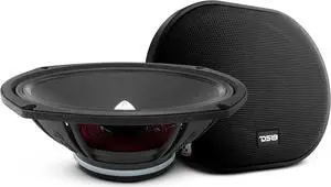 PRO-FR6NEO 6.5" Full-Range Loudspeaker - Silver Aluminum Bullet, 450W Max, 225W RMS, 4-Ohms, Grill Included, Neodymium Magnet - Best Fullrange Car Audio Door Speaker (1 Speaker)