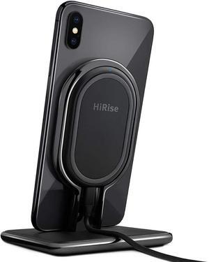 Fast Charge 10W Qi 2-in-1 Desktop + Wireless Travel Charger for iPhone/Wireless Charging Smart Phones/AirPods Wireless Charging Case