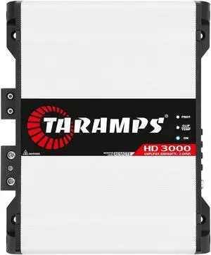HD 3000 2 Ohms 1 Channel 3000 Watts RMS MAX Full Range Car Audio, Monoblock, LED Monitor Indicator, Class D Amplifier, Crossover, White 3k amp