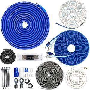 4 Gauge OFC Complete Amp Wiring Install Kit, AMPKIT-4GA-ELITE