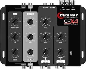 Crx4 Electronic 4 Way Crossover Rca Channels 8 Volts Rms Car Audio Processor Stereo Equalizer Great for Low/High with Bass Boost, Compact Size