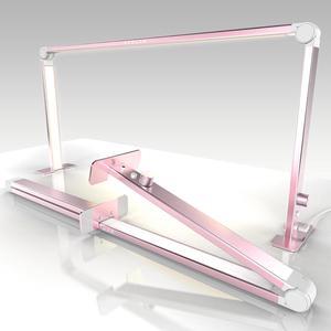 LED Desk Lamp 36W, 4000-6000K Dimmable Table Lamp, 3 Lighting Modes, Square Desk Light for Study, Model Building, Painting, Crafting-Silver