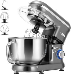 Stand Mixer, 660W 10 Speed 6 Quart Tilt-Head Kitchen Electric Food Mixer with Beater, Dough Hook, Wire Whip and Egg Separator, Pink