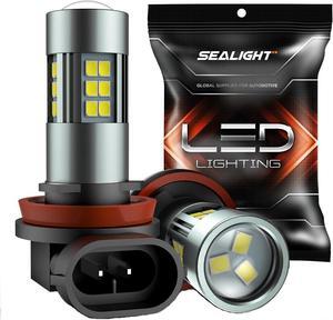 S2S H11/H9/H8 9005/HB3 Fog Lights Bulbs Combo, 44000LM Fog Lights with 14000RPM Cooling Fan, 1:1 Design Fog Lights, Plug-N-Play, Pack of 4