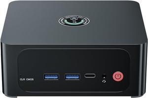 Micro Computer 12th Gen  N100 4C/4T 16G DDR4 500G M.2 PCIE1 SSD G4 Small PC OS Desktop PC,Wi-Fi 6 Working Mini Desktop, 4K@60Hz UHD Graphics Dual Display/BT 5.2/OS