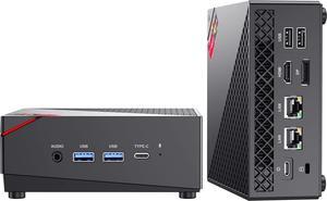 [Dual LAN Mini PC  Ryzen 7 5800U Mini PC Windows 11 32GB DDR4 512GB SSD Mini Computers (8C/16T, up to 4.4Ghz),4K Triple Display Mini Desktop WiFi6/Bluetooth/Dual Channel