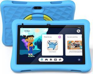 Kids Tablet 10 inch Tablet for Kids Android 13 2GB RAM 32GB Storage HD IPS Glass Screen 6000mAh Battery EVA Shockproof Case