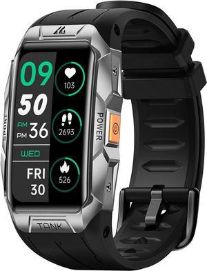 100M Waterproof 50Days Extra-Long Battery 3D Curved Glass Full Metal Smart Watch Health&;Fitness Watch with 24H Heart Rate/Sleep Monitor 1.47" HD AMOLED Screen70 Sports Mode