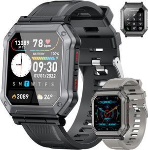 Smart Watch Ultra for Men Women, 1.78" AMOLED Display Activity Tracker and Smartwatches, GPS Fitness Traker with 3ATM Waterproof Heartrate Sleep Monitor Compatible for iOS and Android