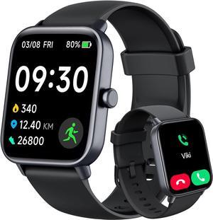 Smart Watches for Men [Alexa Built-in Answer/Make Calls 1.8"] Smartwatch with Heart Rate/SpO2/Sleep/Stress 100 Sports Modes IP68 Waterproof Pedometer Fitness Tracker for iOS Android Phones