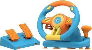 V3II PC Racing Wheel, USB Car Race Game Steering Wheel with Pedals for Windows PC/PS3/PS4/Nintendo Switch/Xbox One/Xbox Series X/S