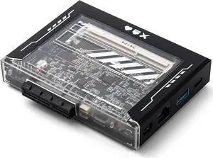 X86 Single Board Server for Cyber Native (without RAM), Hackable Personal Server with PCIe x4, Gigabit Ethernet 4K Media Server Network Attached Storage (ZimaBlade 3760 without RAM N3350)