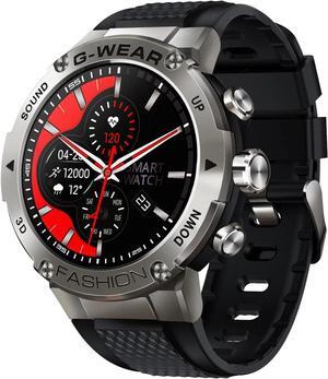 Smart Watches for Men Activity Fitness Tracker Smartwatch with Bluetooth Call Heart Rate Sleep Monitor Pedometer Waterproof Sport Watch for Android iOS Phone