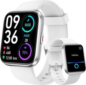 Smart Watch for Men Women, 2024 Newest Fitness Watch, Alexa Built-in & Stable Bluetooth Call, with Heart Rate/SpO2/Sleep Monitor, 100 Sports, IP68 Waterproof Smartwatch for iPhone Android
