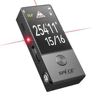 D9 Pro Laser Distance Meter with Visual Aligning Indicator, 330Ft Professional Laser Measurement Tool w/IPS Touchscreen Interface, 14 Measuring Modes | P2P | Live Angle Display | APP Sync