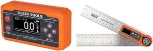 935DAGL Digital Level Angle Finder with Programmable Angles, Measures 0 - 90 and 0 - 180 Degree or Dual Axis Bullseye Ranges
