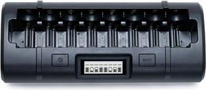 MH-C808M Charger for 8 AA/AAA/C/D NiMH/NiCD Batteries