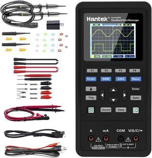 2D72 Handheld Oscilloscope 70MHz Waveform Generator Multimeter 3 in 1 Multifunction Tester 2CH+AFG+DMM comes with 2 Probes