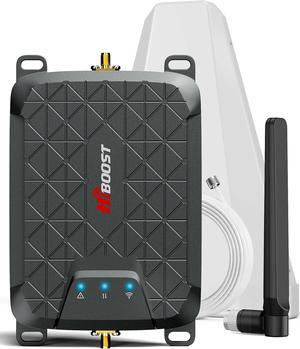 Cell Phone Booster for Home, Up to 2,000 sq ft, All US Carriers - Verizon, AT&T, T-Mobile, Sprint & More, Cell Signal Booster Boosts 5G/4G LTE, FCC Approved