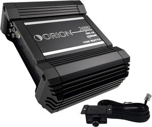 Series XTR500.1D High Power Monoblock Class D Car Amplifier - 500W RMS, 1-Ohm Stable, Low-Pass Crossover, Bass Boost Control, MOSFET Power Supply, Bass Knob Included, Made in Korea