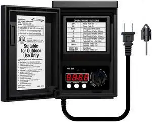 120 Watt Power Pack with Sensor and Weather Shield for Low Voltage Landscape Lighting Spotlight Outdoor Transformer 120V Input 12V Output 8100-9120-01