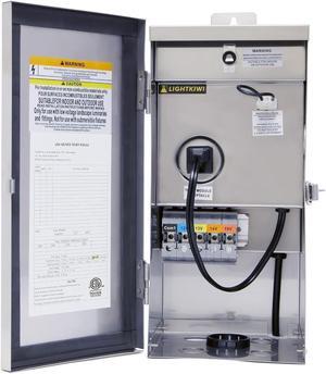 75 Watt Outdoor Landscape Lighting Low Voltage Transformer 120V AC to (12V-15V AC) Multi-Tap - Weatherproof for Pathway Lights, Spotlight and Pool/Spa Lightings - ETL Listed