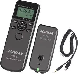 Camera Wireless Remote Shutter Release, Long Exposure Timelapse Remote Control Compatible with  6D Mark II 7D 7D Mark II 5D Mark IV; Replaces  RS-80N3 Shutter Release Cords