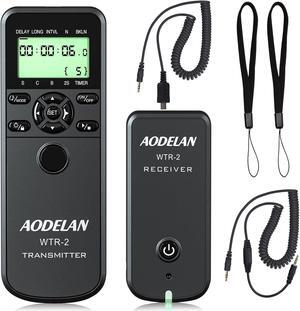 Intervalometer Remote for  - Camera Wireless Timer Shutter Release Remote Control for  Z6, Z7, Z9, D850, D810, D750, D7200, Coolpix P1000, P950; Replaces  MC-DC2, MC-30, MC-36A