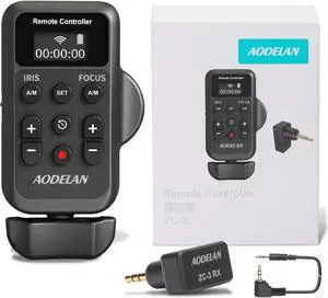 Wireless Camcorder Lanc Zoom Controller, Wired Remote Control with 2.5mm Jack Cable, IRIS, Focus, Video Recording and Zoom Commander with Lanc or Remote Terminal for  XL1S XL2 XHA1 / NX5C