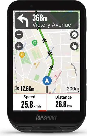 iGS800 Bike Computer Touchscreen, 3.5'' Offline MAP Navigation WiFi Bluetooth ANT+ Smart GPS Cycling Computer 32GB IPX7 Waterproof