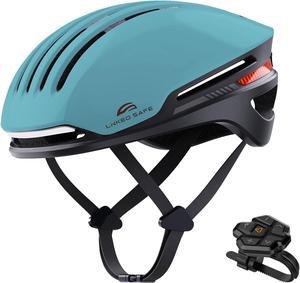 Bike Helmet with Bluetooth, Smart Bike Helmet for Adults Men Women with Built-in Speakers, Auto Brake Blinker, Front and Rear LED Turn Signals Remote Control, Smart Cycling Helmet.