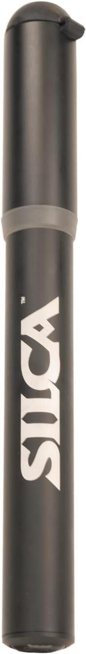 Gravelero Mini Bike Pump | high Volume Gravel/Mountain/Road | Alloy Body w/Hose and Locking Chuck | Presta and Schrader Head | Micro Hand Pump for tubed/tubeless Tires | Bike Hand Pump