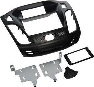 FD6200B Double DIN Radio Installation Dash Kit Compatible with Select 2012-14 Ford Focus - Non Factory Navigation Models Only - Car Stereo Install Kit