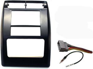 Aftermarket Double Din Radio Stereo Car Install Dash Kit Compatible with Jeep Wrangler 2003-2006