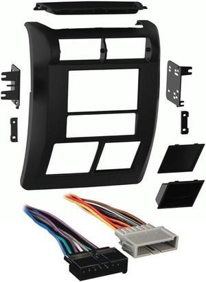 95-6549 2-DIN Dash Kit For Select 1997-2002 Jeep Wrangler with Harness Combo + FREE Tweeters