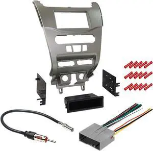 KIT370 Bundle with Car Stereo Installation Kit for Ford Focus 2008  2011 in Dash Mounting Kit, Harness, and Antenna for Single Double Din Radio Receiver (4 Item)