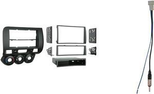 07-08 Honda Fit Radio Install Kit & Scosche HA10B Compatible with Select 2006-14 Honda Vehicles Wire Harness for Aftermarket Stereo Installation with Color Coded Wires