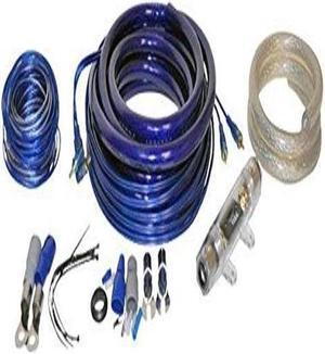 Amplifier Wiring Combo Installation Kit, 0-Gauge Power/Ground, 16-Gauge Remote, 20' Foot RCA Amplifier Complete Install Kit with 150 Amp ANL Inline Fuse 4000W (AMPKIT0)