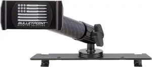 Dash Mount Cell Phone Holder Compatible with 2013-2018 RAM Truck & 2019+ RAM 1500 Classic 20mm Ball Mount - Compatible with iPhone and Android Smartphones (Single Ball with Phone Holder)