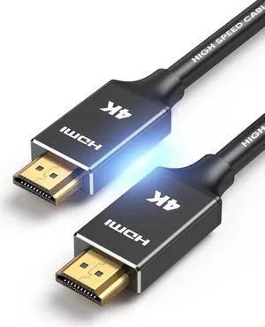 4K Long Fiber Optic HDMI Cable 100FT, in-Wall CL3 Rated HDMI Cable 2.0 Support (4K@60Hz HDR10 8/10bit 18Gbps HDCP2.2 ARC) High Speed HD Shielded Cord Compatible with Roku TV/Laptop/PC/HDTV