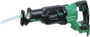 HPT 36V MultiVolt Cordless Reciprocating Saw | User Vibration Protection | Tool Body Only | CR36DAQ4, Green