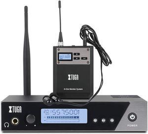 IEM1100 UHF Single Channel in Ear Monitor System Selectable Frequency Wireless Professional in-Ear Monitor System Ideal for Stage, Studio, Exhibit, Lecture, Speech