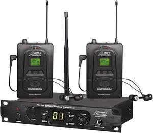 AWM6304U 100 Selectable Frequency UHF In-Ear Monitor System